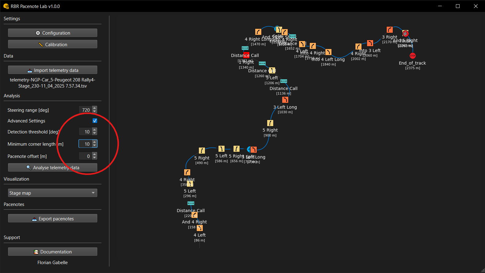 Minimum Corner Length